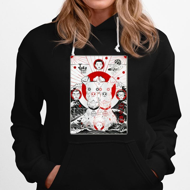 Twin Dogs Isle Of Dogs Hoodie