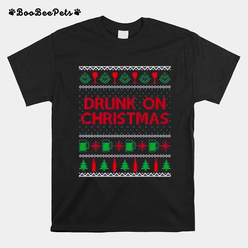 Tyler Hilton Drunk On Ugly Christmas 2022 T-Shirt
