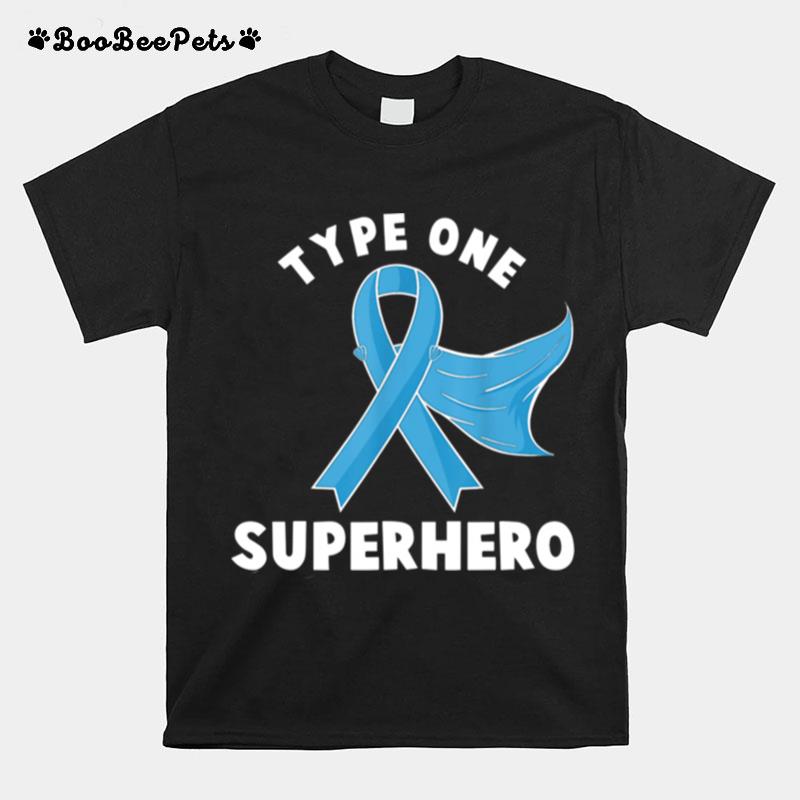 Type One Superhero Diabetes Awareness Diabetic T-Shirt