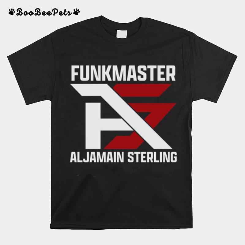 Typographic Design Aljamain Sterling Funkmaster Aljo T-Shirt