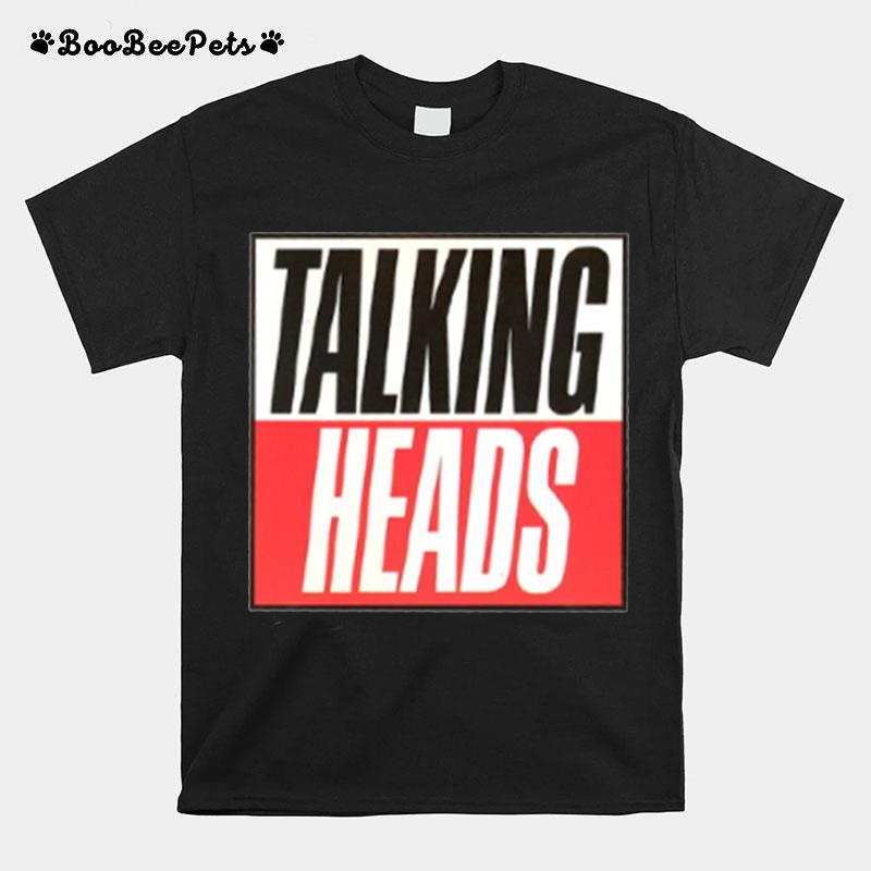 Typographic Logo Of The Talking Heads T-Shirt