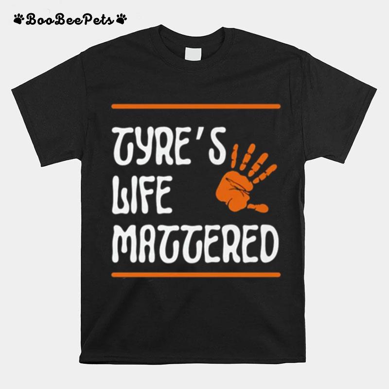 Tyres Life Mattered Justice For Black Lives T-Shirt