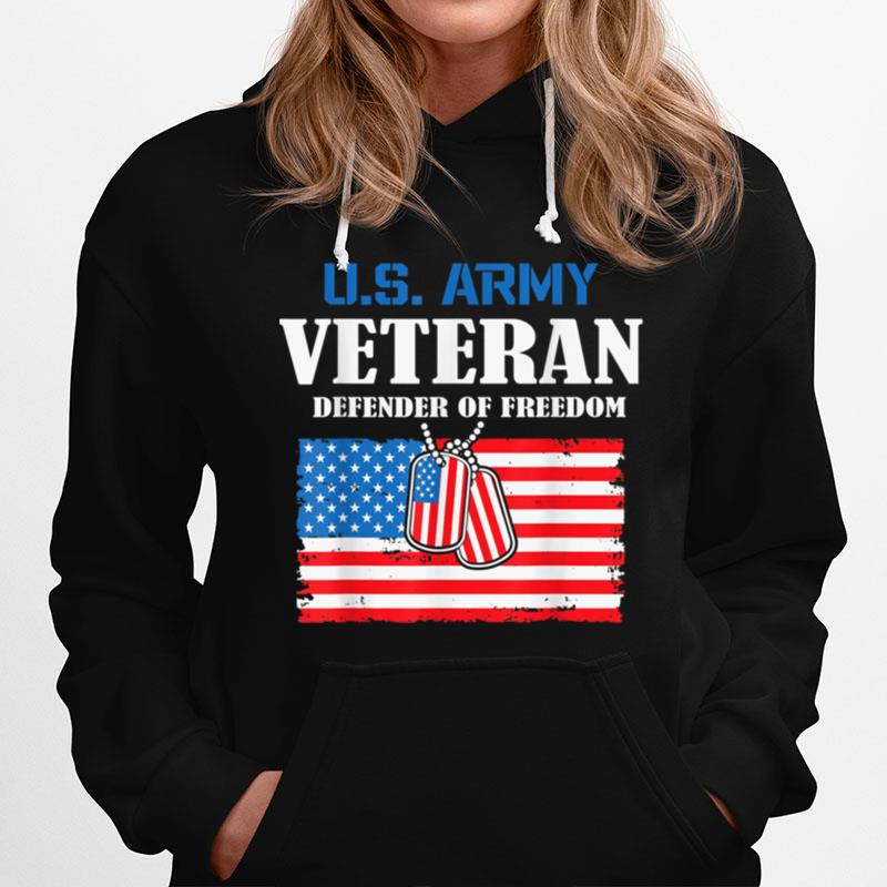 U.S. Veteran Freedom Dog Tag U.S. Flag T B09Znyp7C8 Hoodie