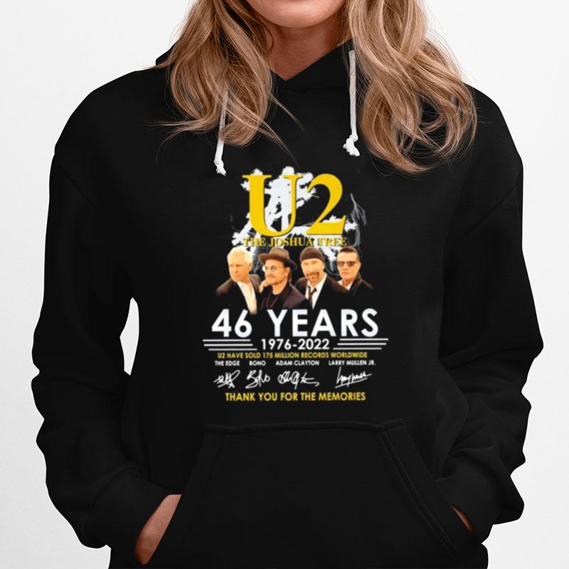 U2 The Joshua Tree 46 Years 1967 2022 Signatures Hoodie