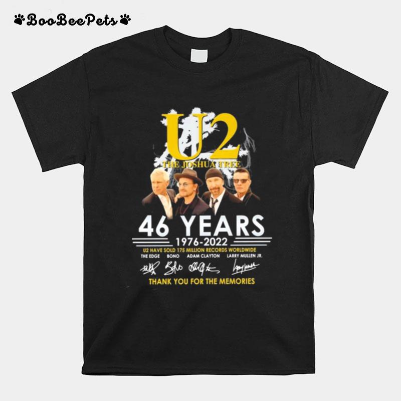 U2 The Joshua Tree 46 Years 1967 2022 Signatures T-Shirt