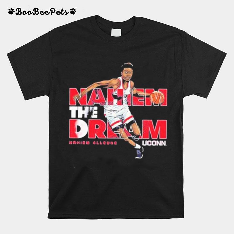 Uconn Huskies Nahiem The Dream Nahiem 4Lleyne T-Shirt