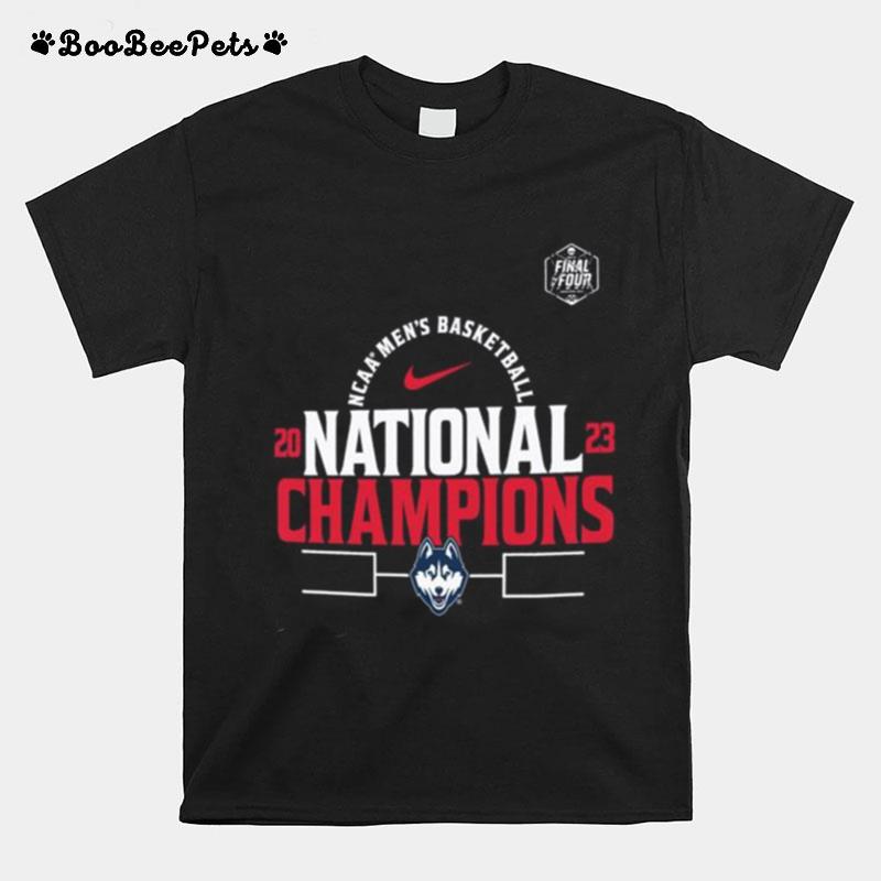 Uconn Huskies Nike 2023 Ncaa Mens Basketball National Champions Bracket Performance T-Shirt