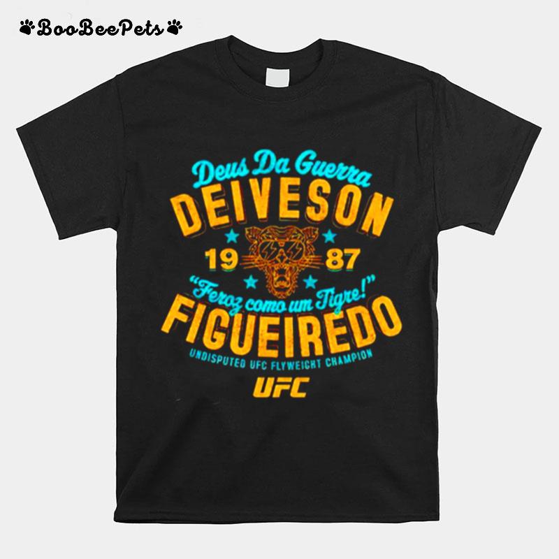 Ufc Deiveson Figueiredo Fierce Like A Tiger T-Shirt