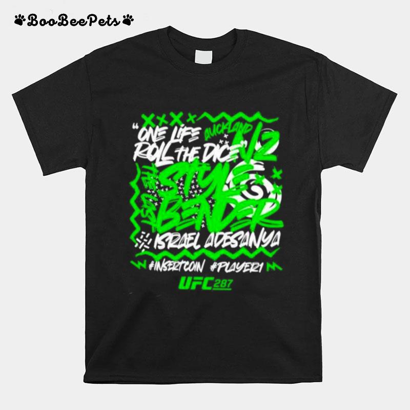 Ufc Israel Adesanya Roll The Dice T-Shirt