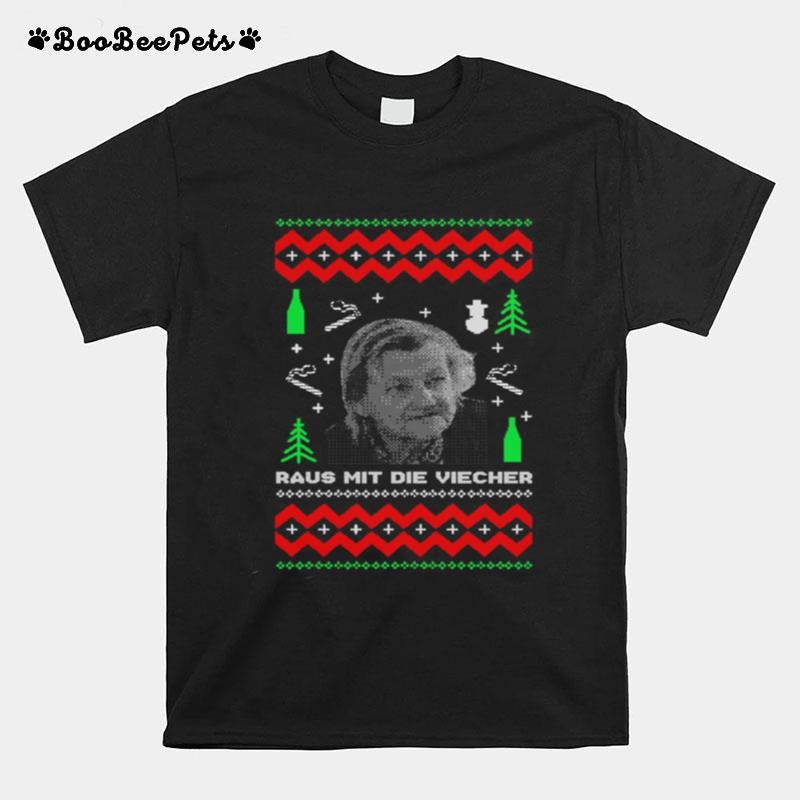 Ugly Christmas Familie Ritter Raus Mit Die Viecher T-Shirt