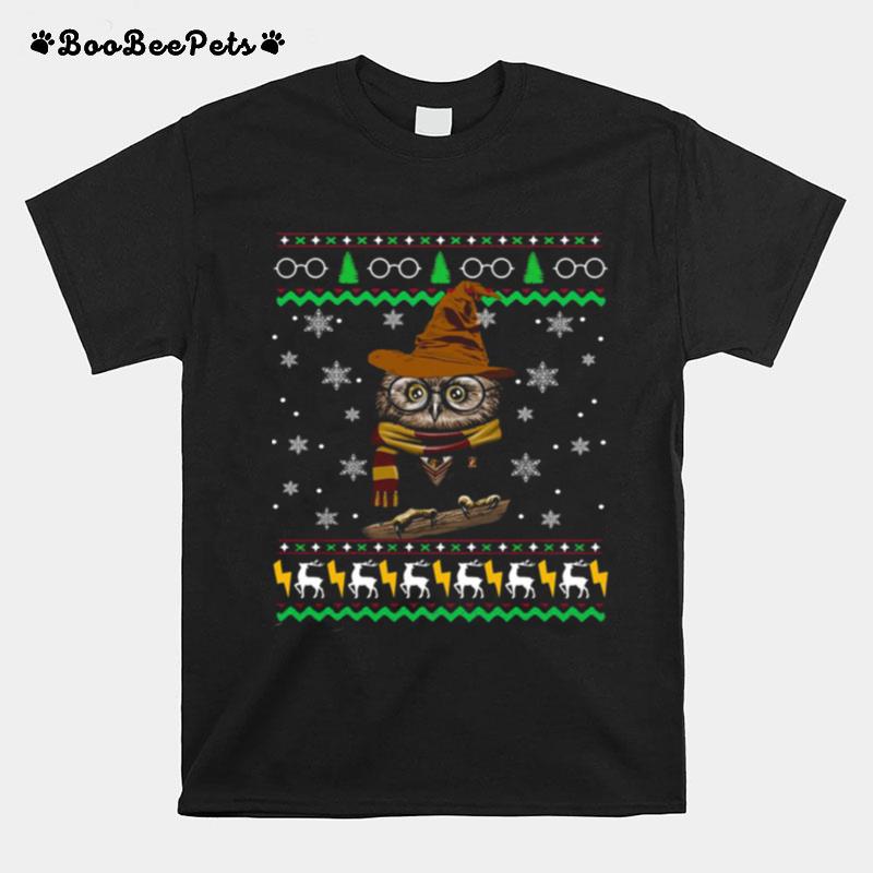 Ugly Christmas Harry Potter Owl Sweat T-Shirt