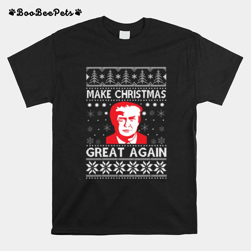Ugly Christmas Make Christmas Great Again Funny Trump T-Shirt