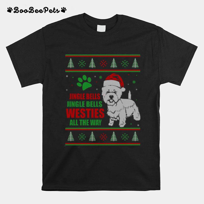 Ugly Christmas Westie Dog T-Shirt