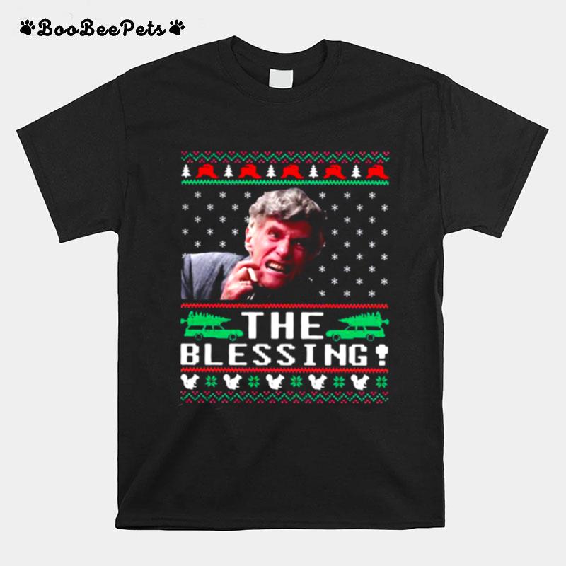 Uncle Lewis The Blessing Ugly Christmas T-Shirt