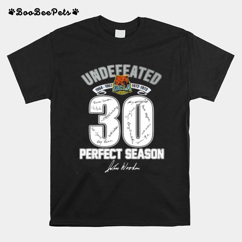 Undefeated Ucla Bruins 30 Ferfect Season Signature T-Shirt