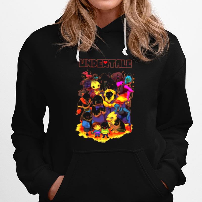 Undertale Video Game Main Characters Hoodie