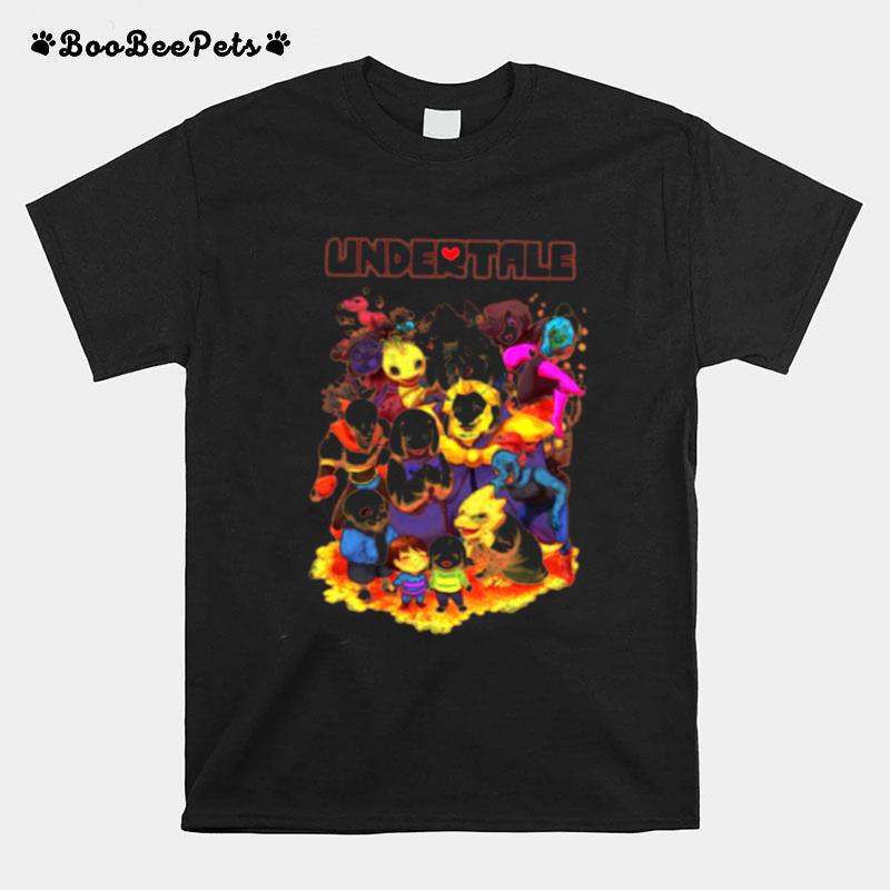 Undertale Video Game Main Characters T-Shirt