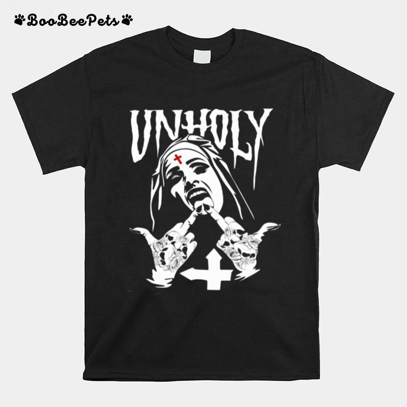 Unholy Nun Skull God T-Shirt