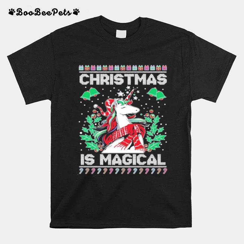 Unicorn Christmas Is Magical Ugly Christmas T-Shirt