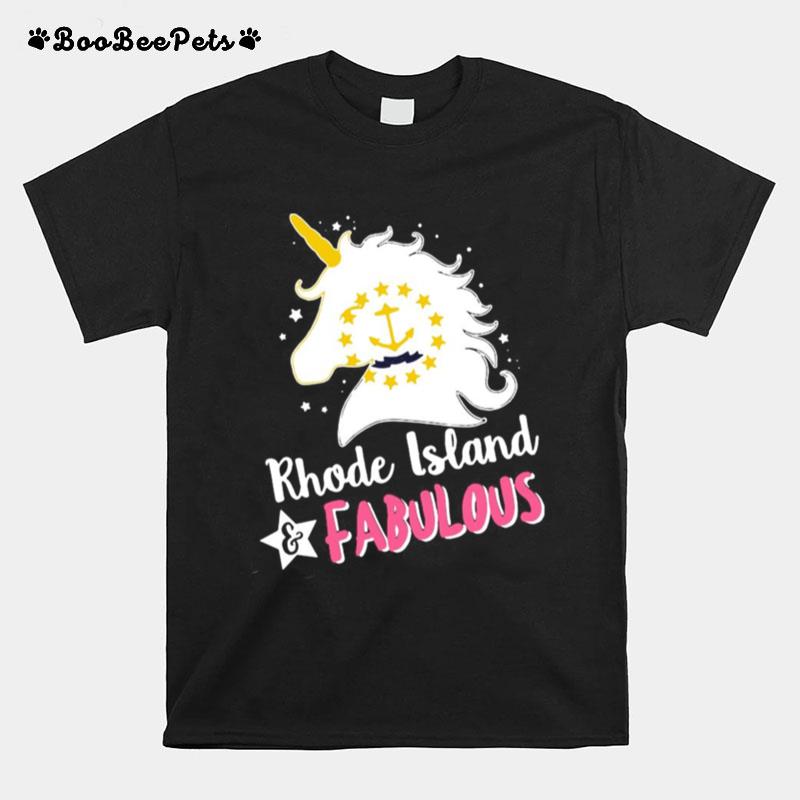 Unicorn Hope Rhode Island Fabulous T-Shirt