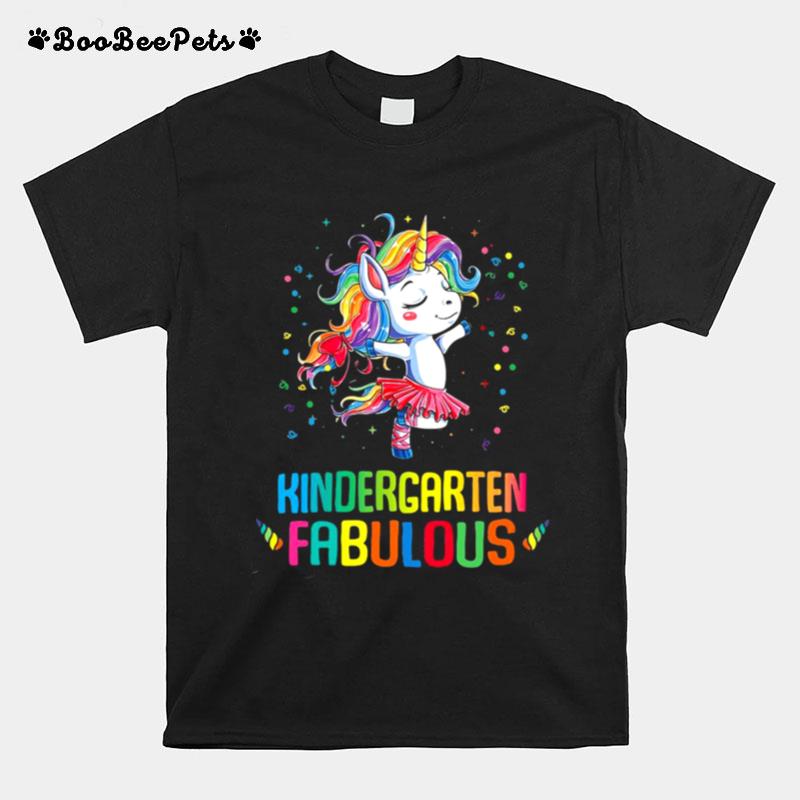 Unicorn Kindergarten Fabulous T-Shirt