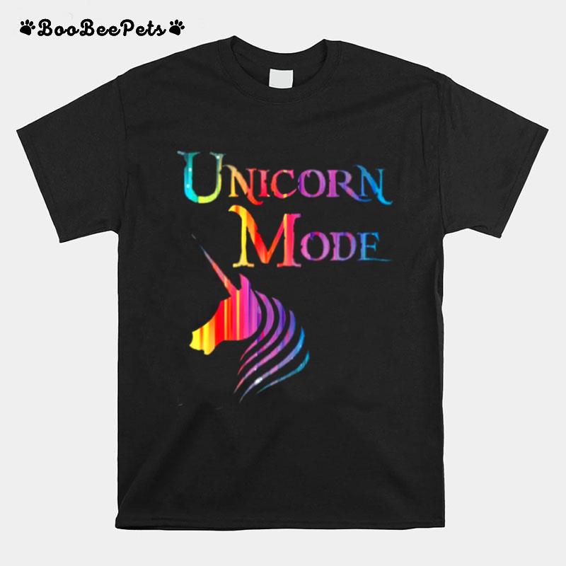 Unicorn Mide Fitness Color T-Shirt