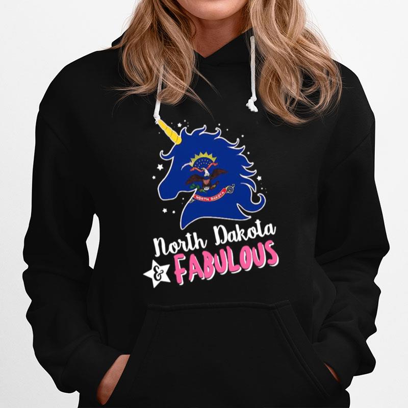 Unicorn North Dakota Fabulous Hoodie