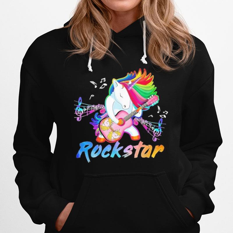 Unicorn Rockstar Guitar Hoodie