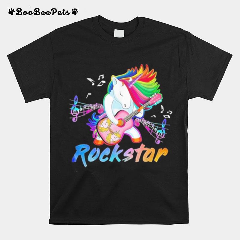 Unicorn Rockstar Guitar T-Shirt