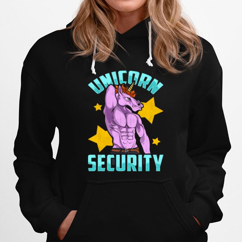 Unicorn Security Costume Police Security Guard Hoodie