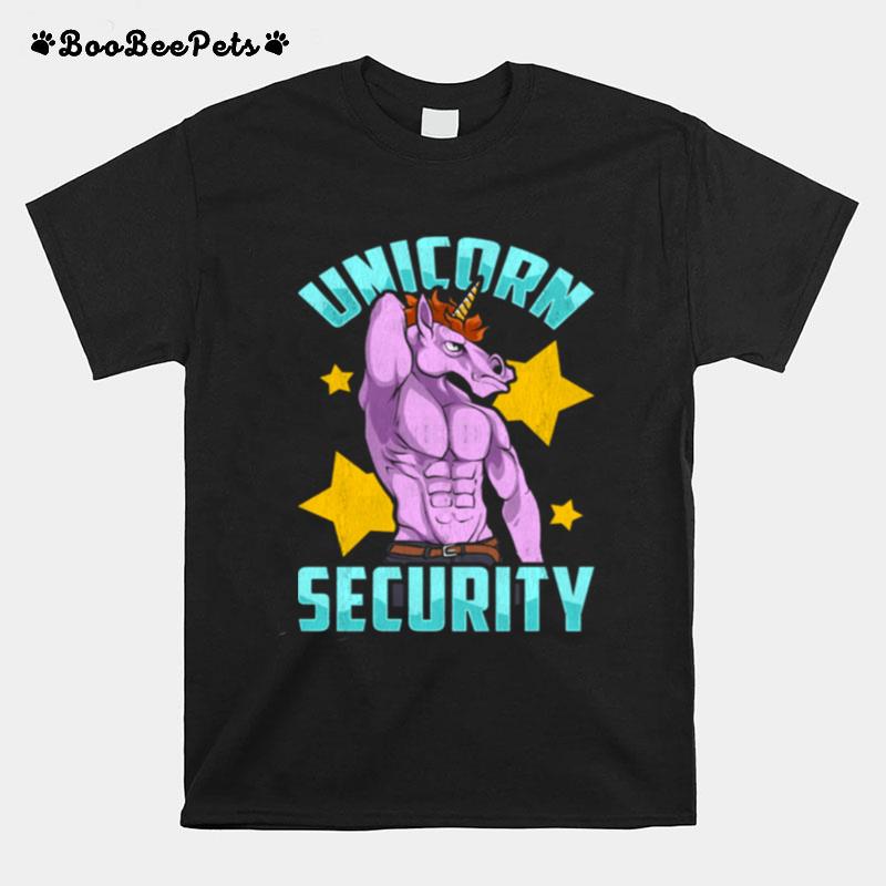 Unicorn Security Costume Police Security Guard T-Shirt