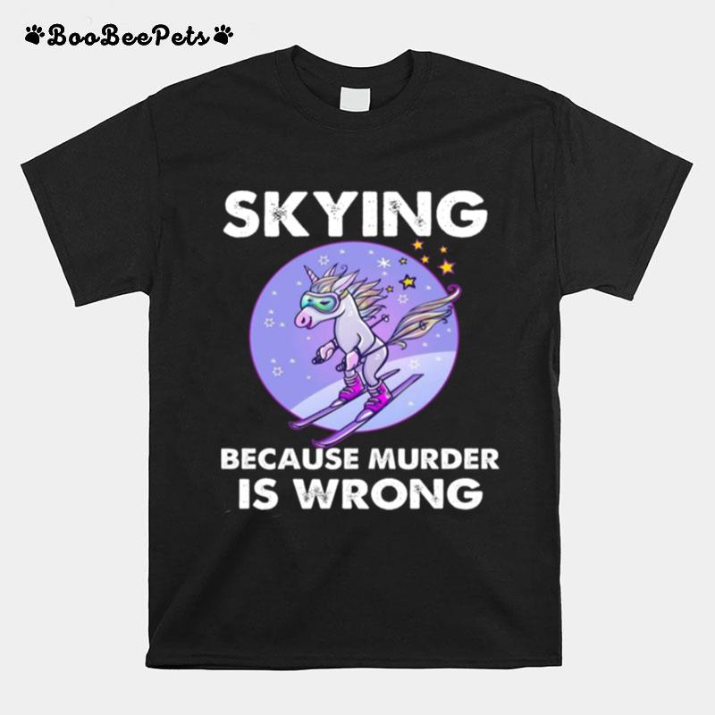 Unicorn Skiing T-Shirt
