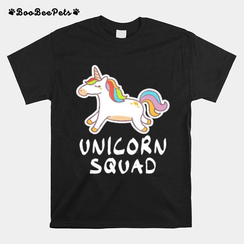 Unicorn Squad Cute Rainbow Unicorns Toddler Party T-Shirt