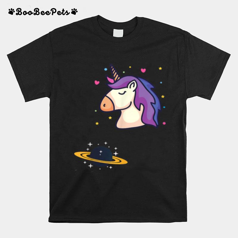 Unicorn Star Space Explorer Universe T-Shirt