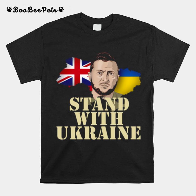 United Kingdom Ukraine Zelenskyy T-Shirt