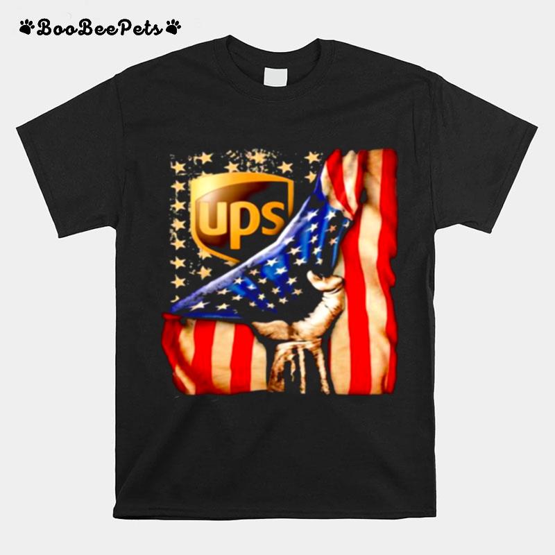 United Parcel Service Of America Logo 4Th Of July Independence T-Shirt