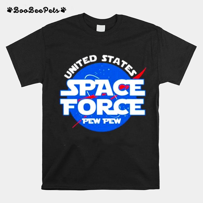 United States Space Force Pew Pew Nasa T-Shirt