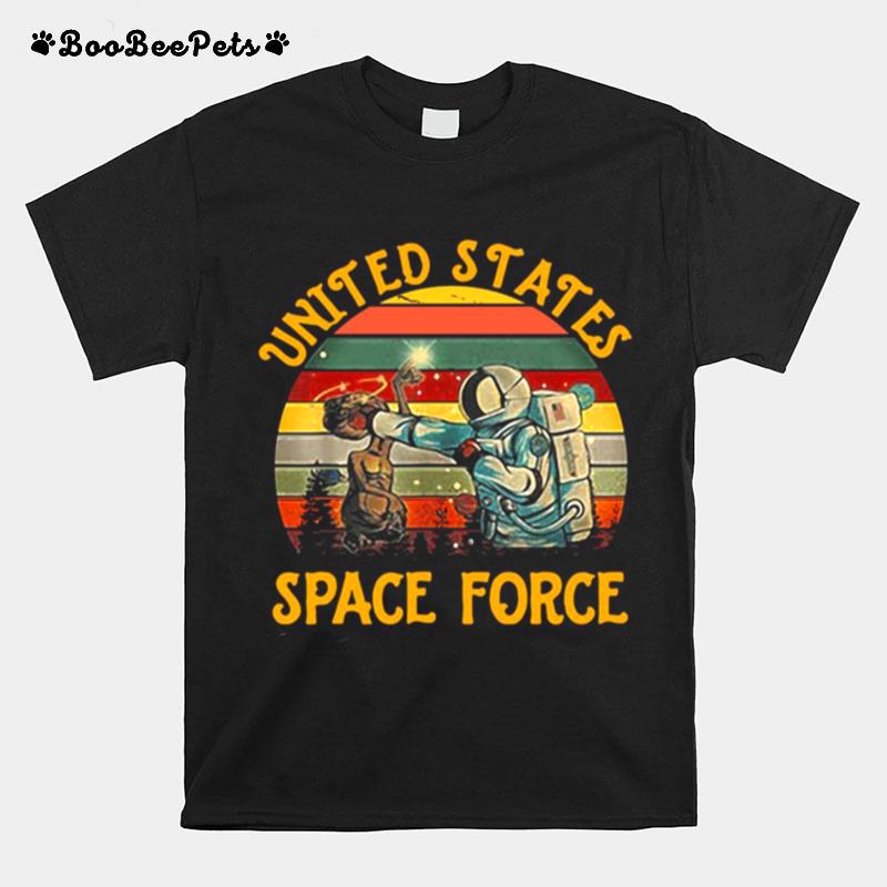 United States Space Force Punch Retro Vintage T-Shirt