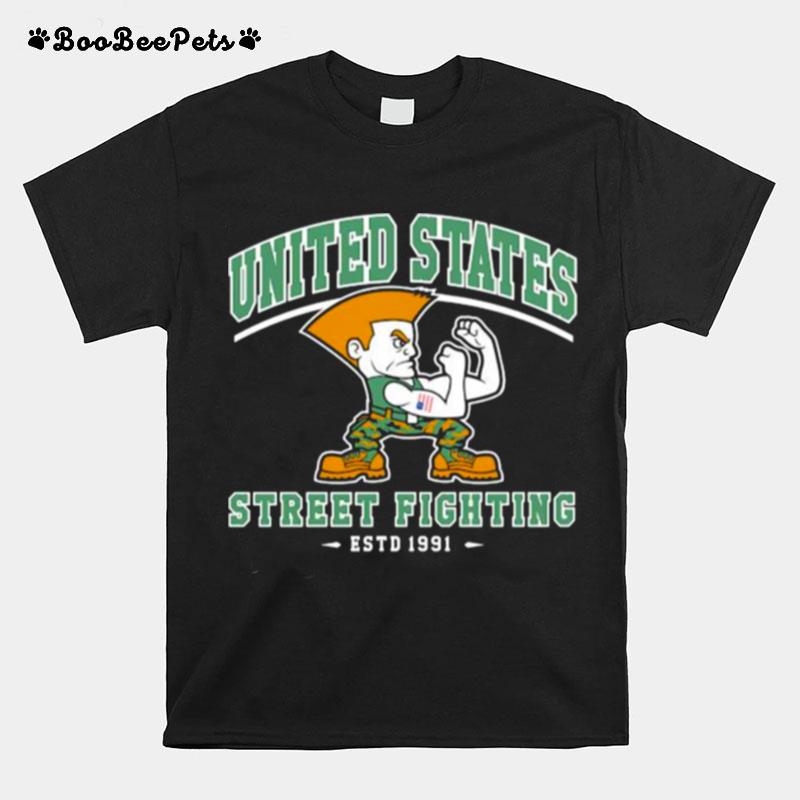 United States Street Fighting Estd 1991 T-Shirt