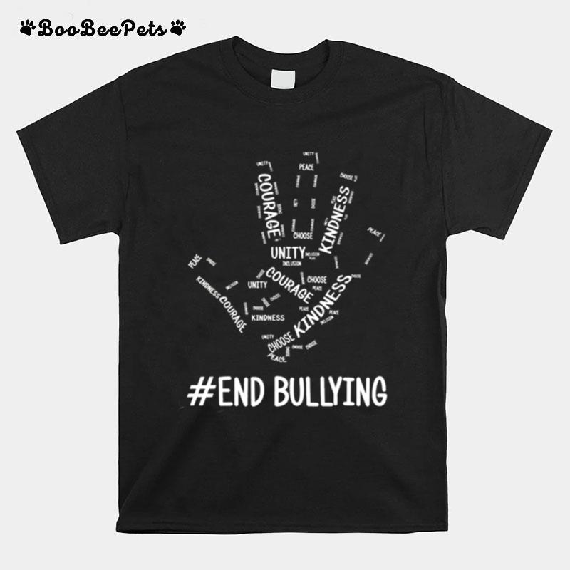 Unity Day Orange Kids 2022 Stop Bullying Love Sign Language Anti Bullying T-Shirt