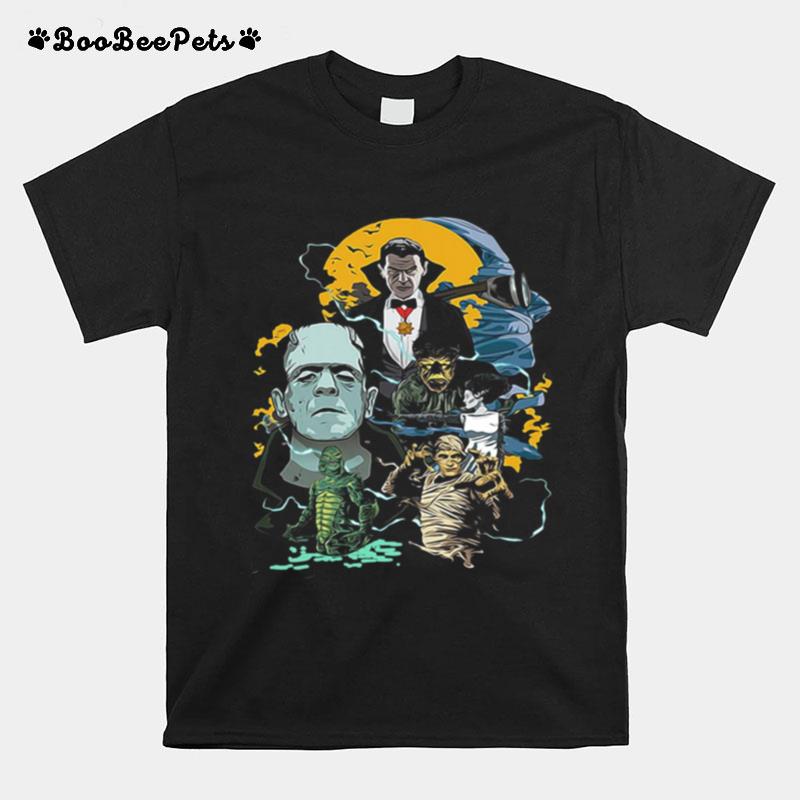 Universal Monsters Collage T-Shirt