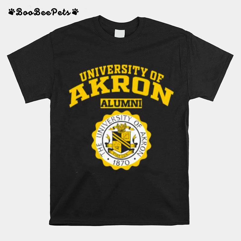 University Of Akron Alumni 1870 Logo T-Shirt