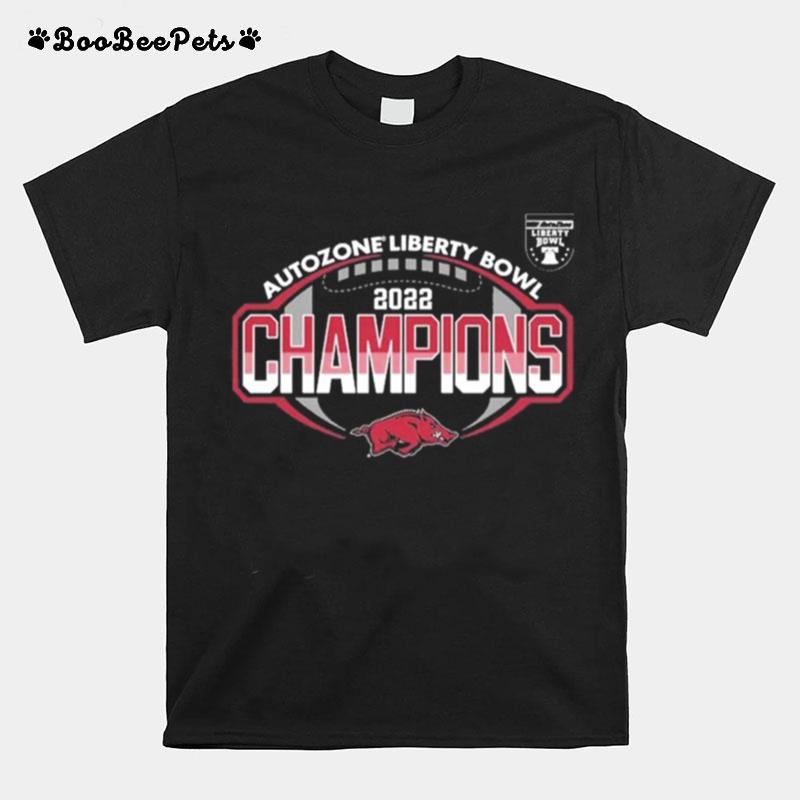 University Of Arkansas 2022 Liberty Bowl Champions T-Shirt