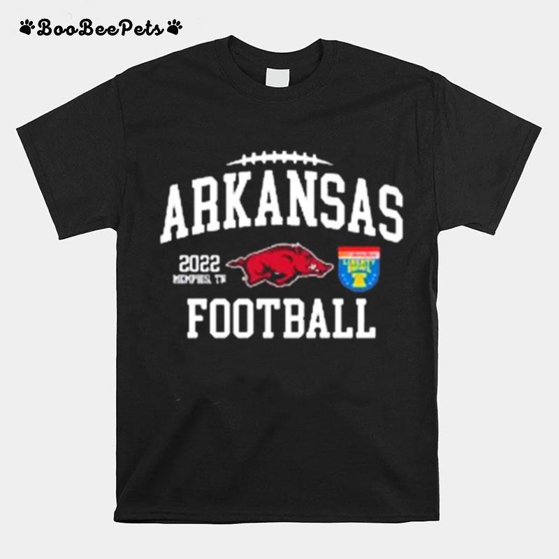 University Of Arkansas Football 2022 Liberty Bowl T-Shirt