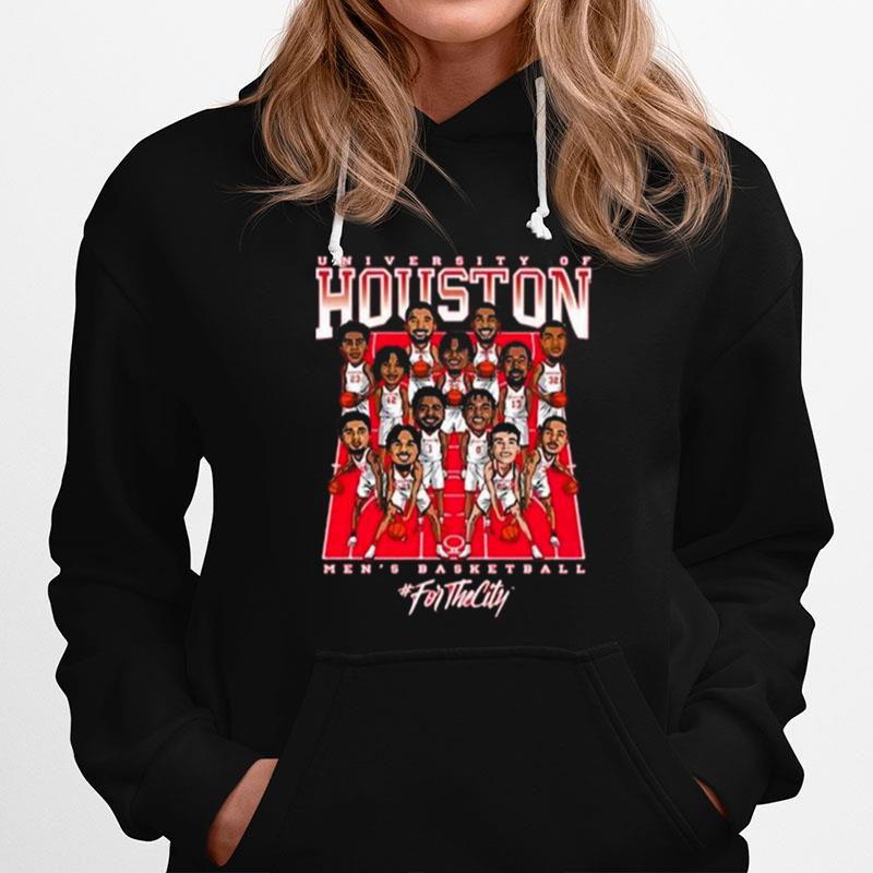 University Of Houston Cougars Mens Basketball For The City 2023 Hoodie