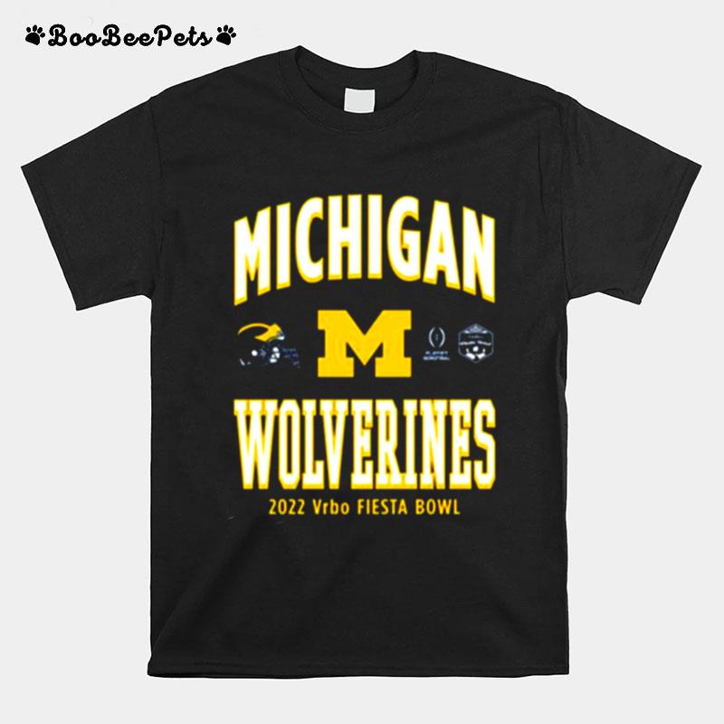 University Of Michigan Football 2022 College Football Playoff Fiesta Bowl Copy T-Shirt