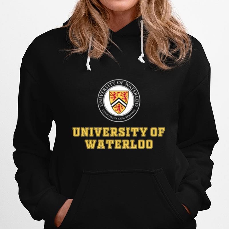 University Of Waterloo Logo Hoodie