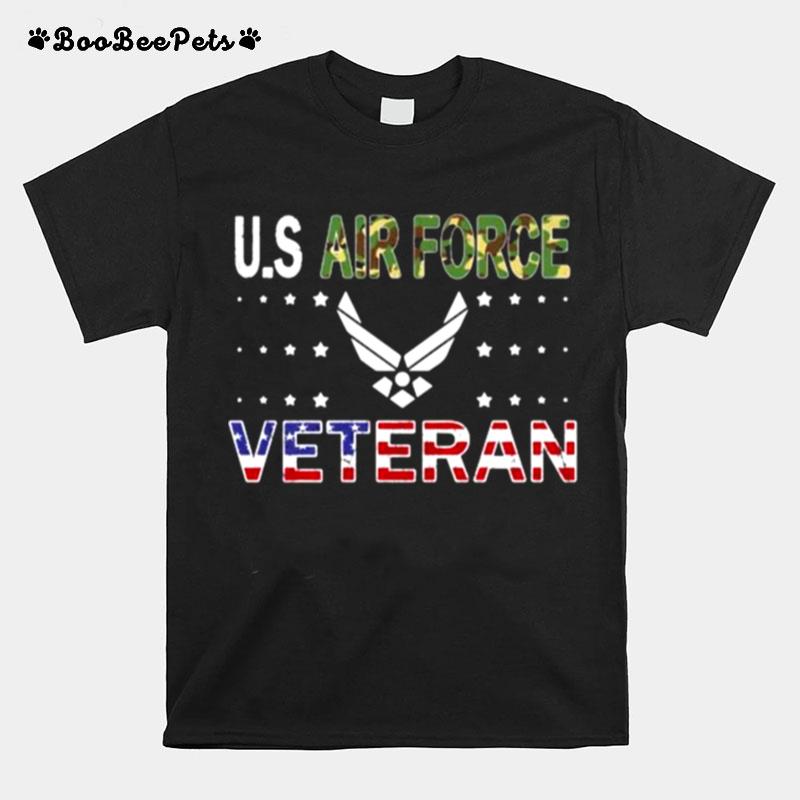 Us Air Force Veteran Flag T-Shirt