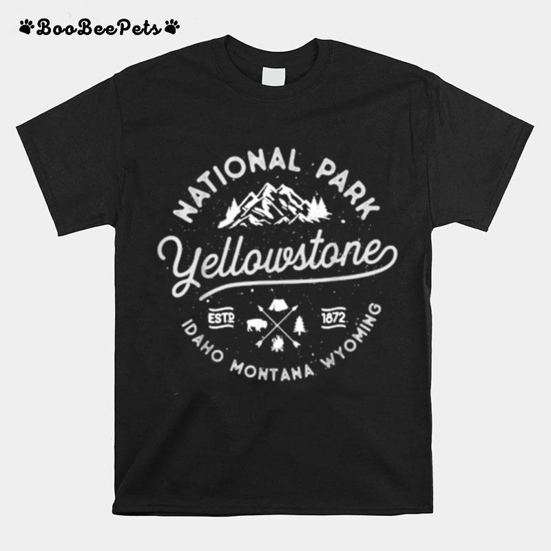 Us National Park Yellowstone Bison Buffalo T-Shirt