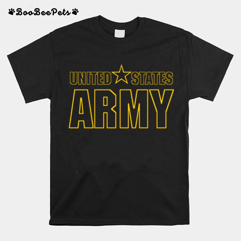 Us United States Army Star Military T-Shirt